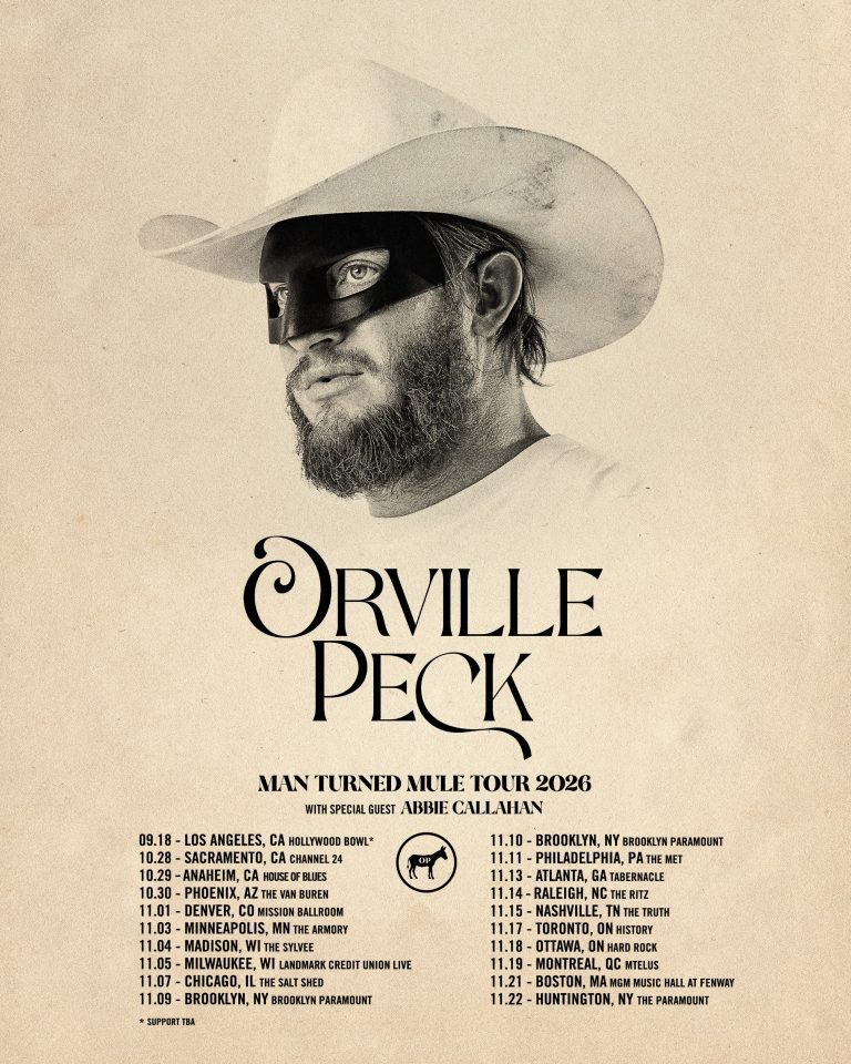 ORVILLE PECK ANNOUNCES MAN TURNED MULE TOUR 2026 WITH ATLANTA DATE AT TABERNACLE