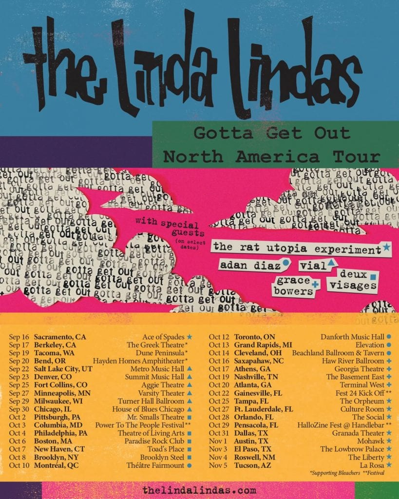 The Linda Lindas | 2026 Tour Poster