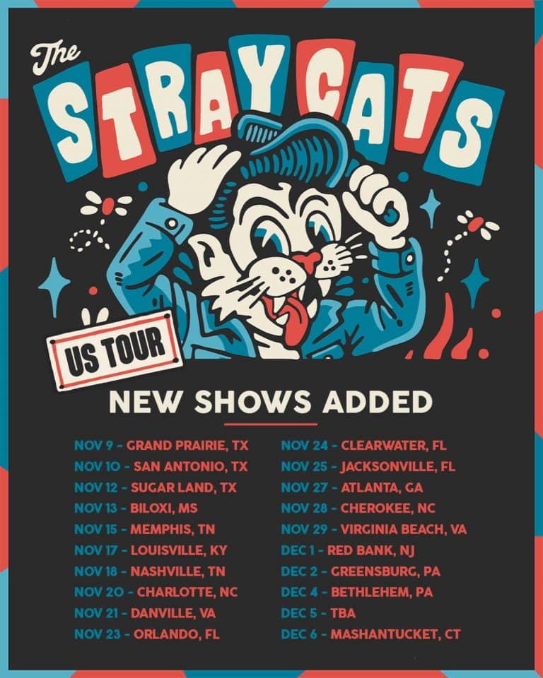 THE STRAY CATS ANNOUNCES US TOUR WITH ATLANTA DATE