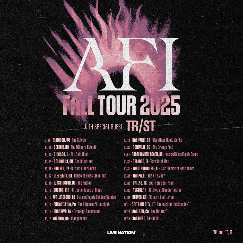 AFI Tour Dates 2025