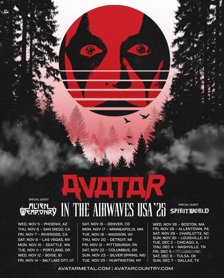Avatar Announces Tour & Drops “In the Airwaves” Video
