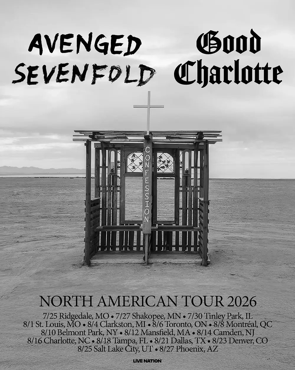 Avenged Sevenfold // Good Charlotte 2026 Tour