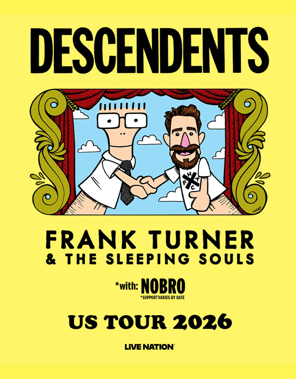 Descendents And Frank Turner & The Sleeping Souls 2026 Co-Headline Tour