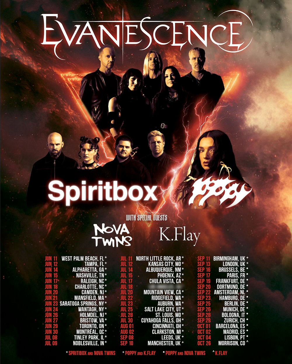 EVANESCENCE 2026 World Tour