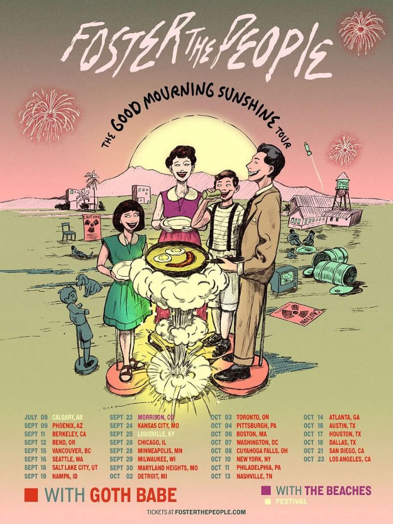 Foster the People 2026 Tour Dates Announced – Good Morning Sunshine Tour
