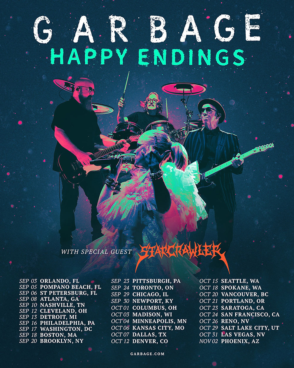 Garbage Plots 2025 ‘Happy Endings’ North American Tour