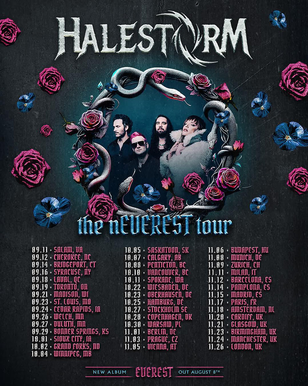 Halestorm Plots Monumental 7-Month World Tour + Announces New Album Everest