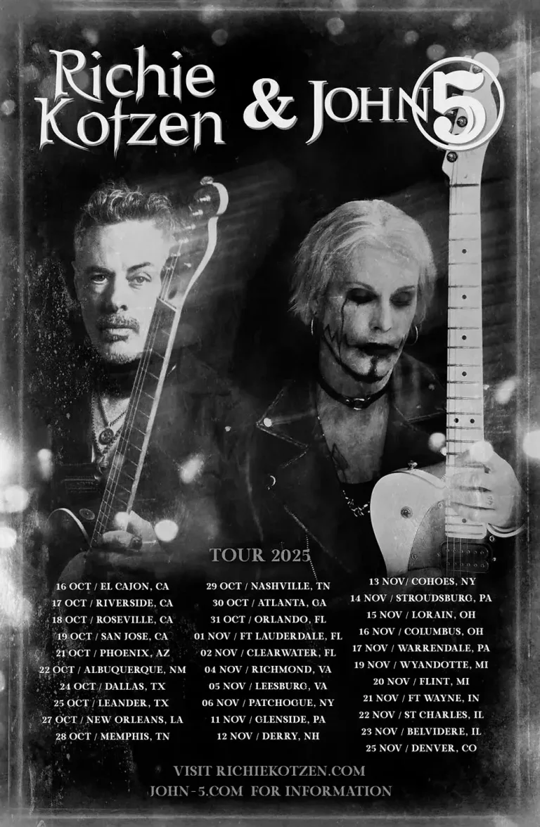 John 5 and Richie Kotzen Announce Fall 2025 Tour & 5 Teases New Album.