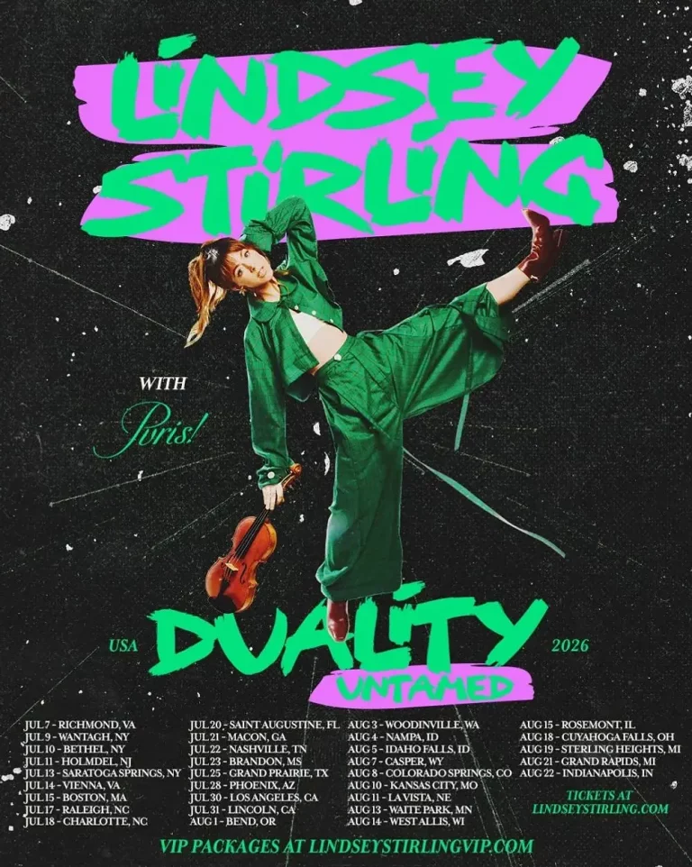 Lindsey Stirling Announce 2026 Duality Untamed Tour