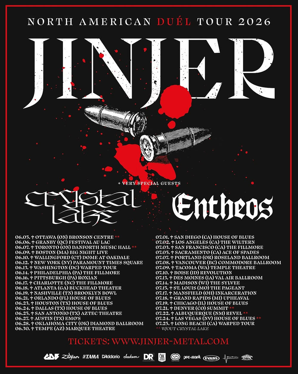 Jinjer 2026 Tour | Tickets Here