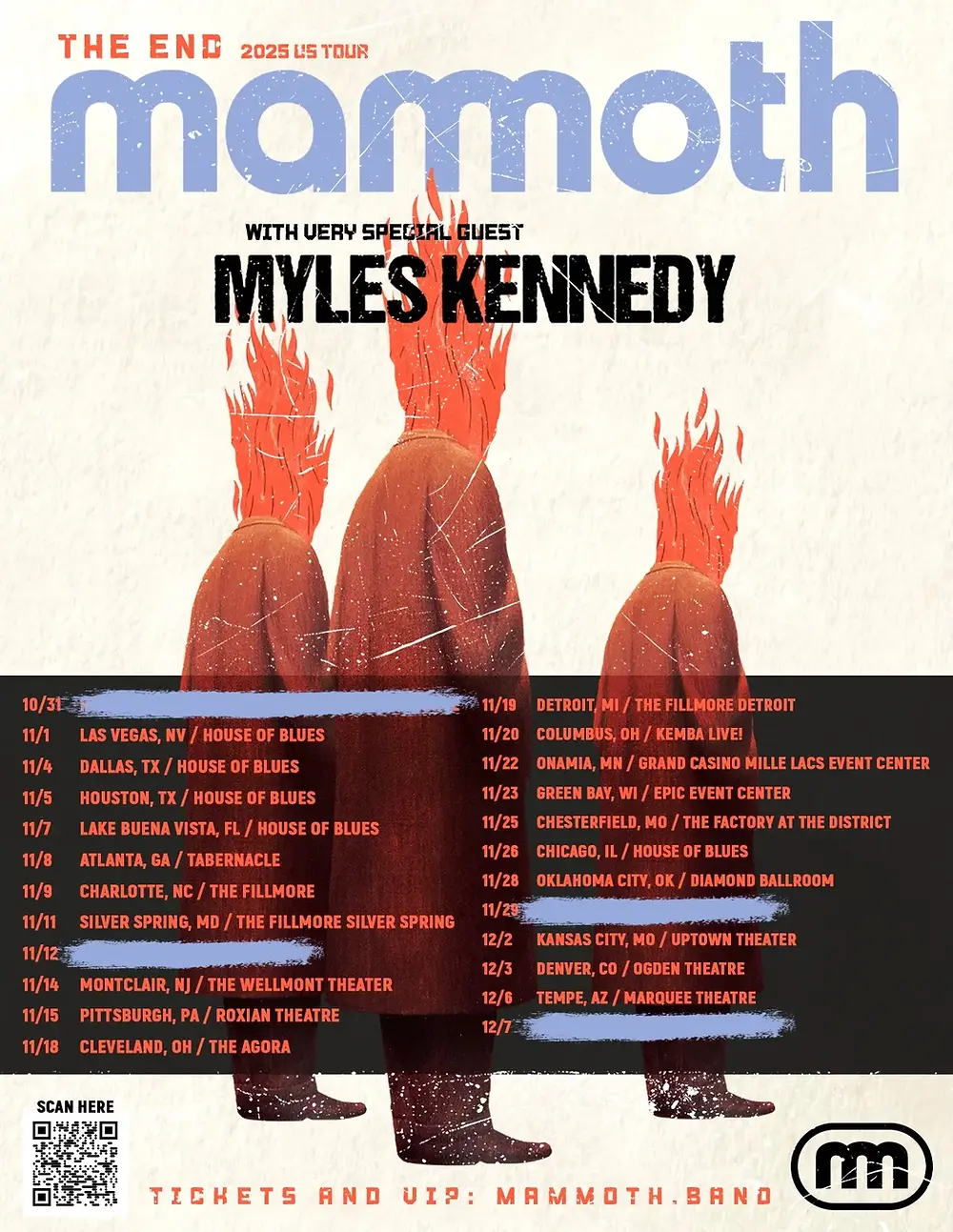 Mammoth 2025 Tour