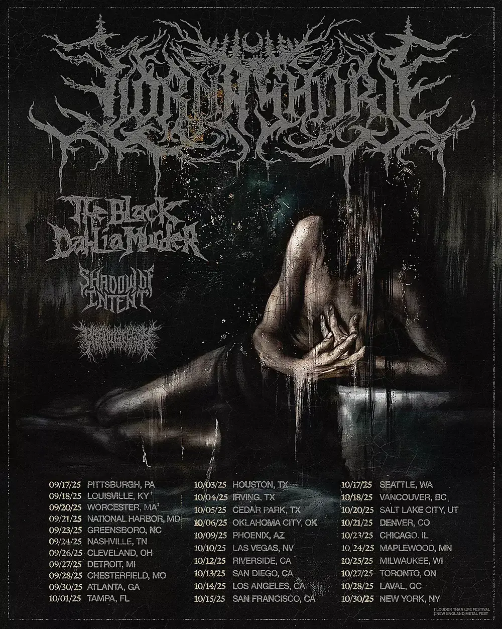 Lorna Shore Unleash 2025 North American Tour