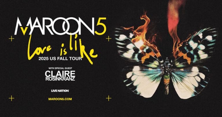 MAROON 5 ANNOUNCES US ARENA TOUR