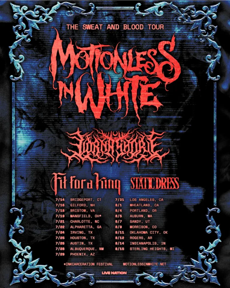 MOTIONLESS IN WHITE Announce Summer 2026 Headline Tour