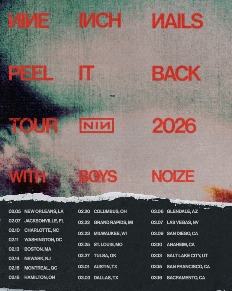Nine Inch Nails Announce 2026 “Peel It Back” Tour Dates