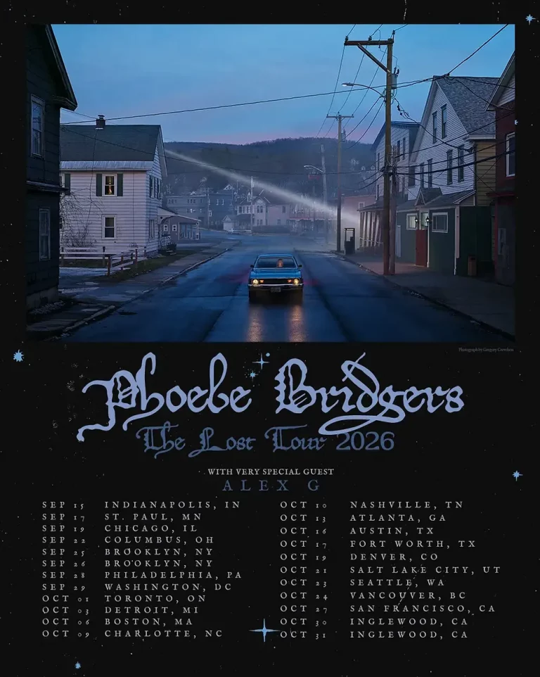 Phoebe Bridgers Announces The Lost Tour 2026 with Atlanta Date at State Farm Arena