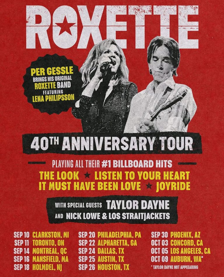 Roxette Celebrate 40 Years with North American Anniversary Tour