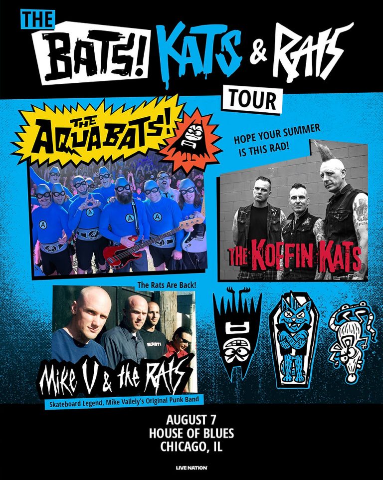 The Aquabats Announce 2025 Summer Tour with Koffin Kats and Mike V & The Rats!