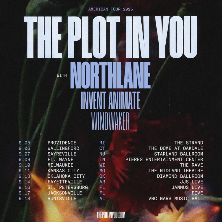 THE PLOT IN YOU ANNOUNCE SEPTEMBER 2025 HEADLINE TOUR DATES