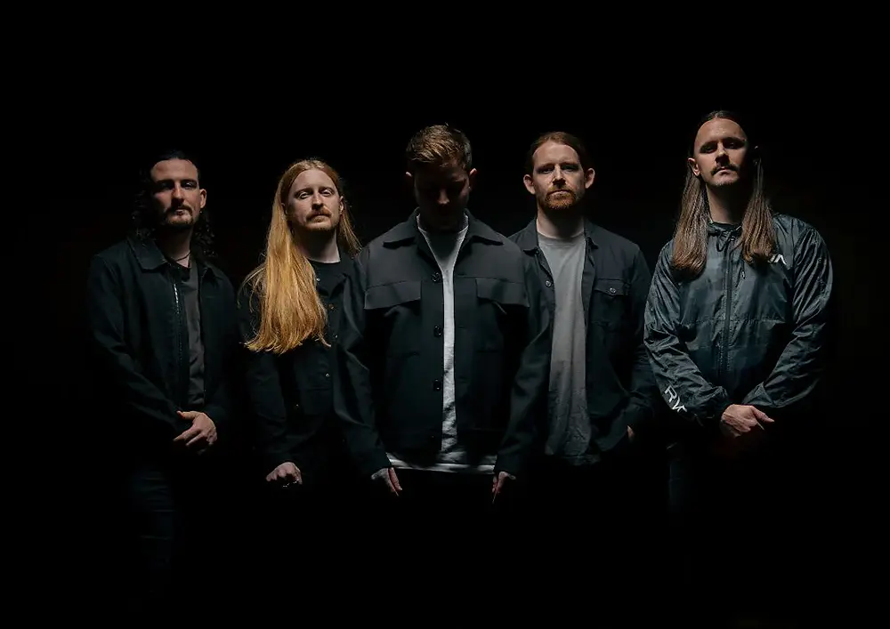 Close-up of a high-energy live performance by Bleed From Within
