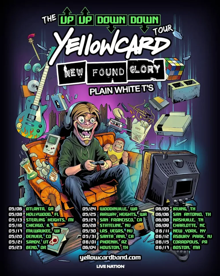 Yellowcard, New Found Glory And Plain White T’s Announce The Up Up Down Down Tour