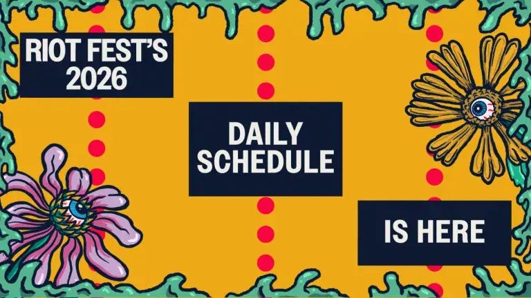 Riot Fest Reveals Daily Schedule and Set Times for 2026 Festival