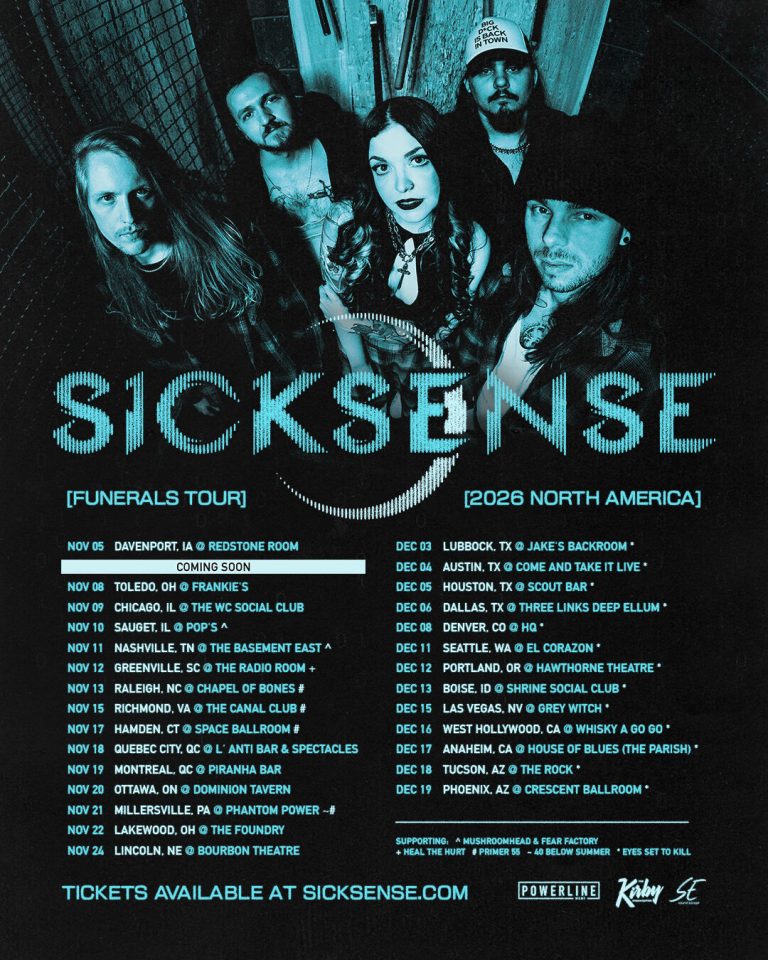 SICKSENSE ANNOUNCES FUNERALS TOUR