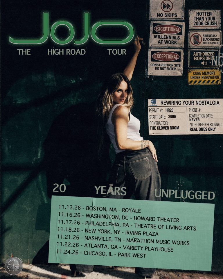 JOJO ANNOUNCES THE HIGH ROAD TOUR WITH ATLANTA DATE AT VARIETY PLAYHOUSE
