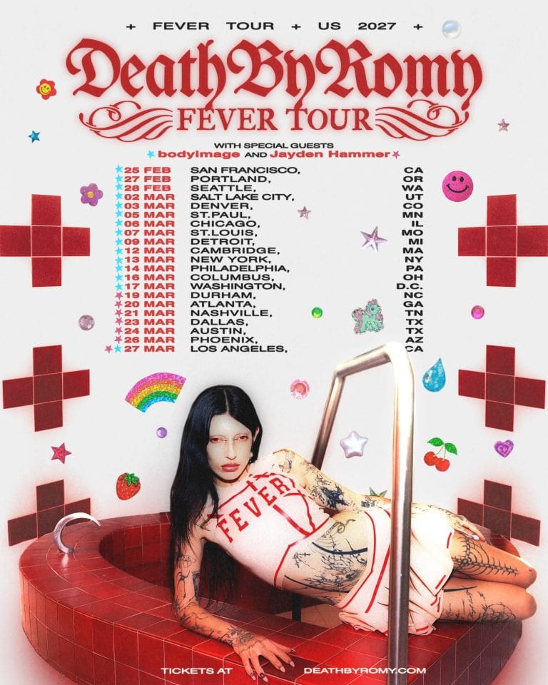 DEATHBYROMY ANNOUNCES FEVER TOUR WITH ATLANTA DATE