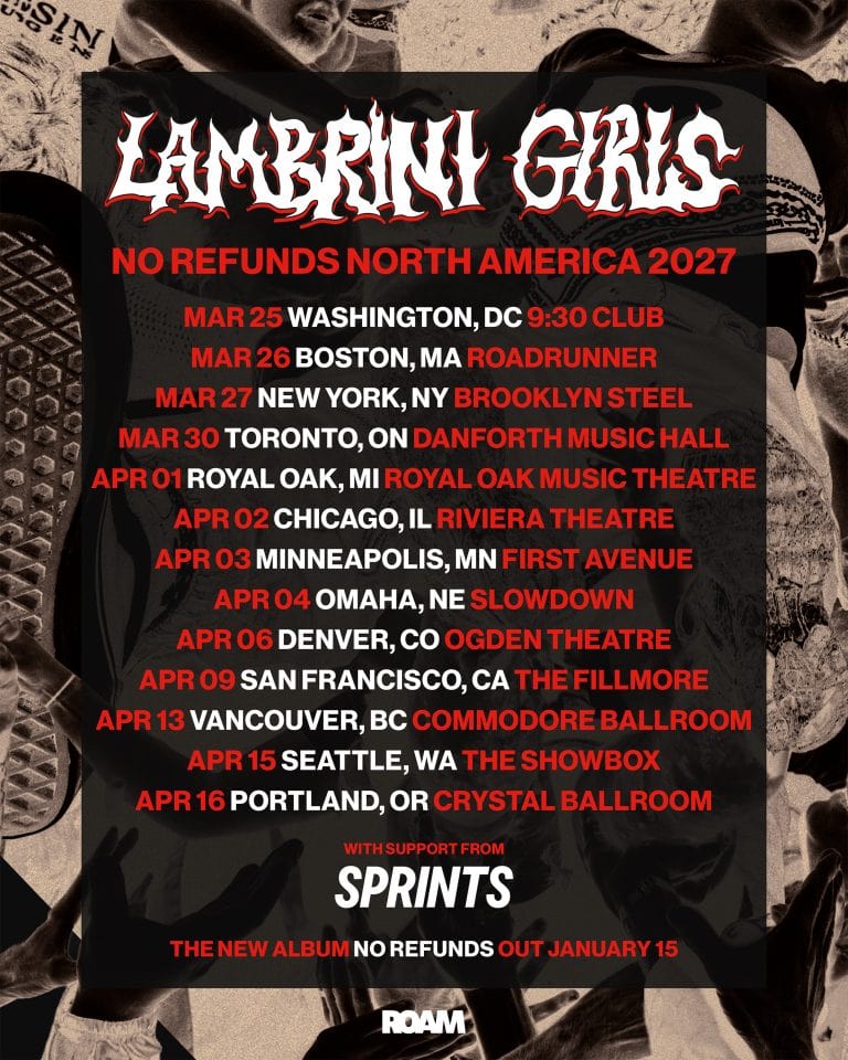 LAMBRINI GIRLS ANNOUNCES NO REFUNDS NORTH AMERICA 2027