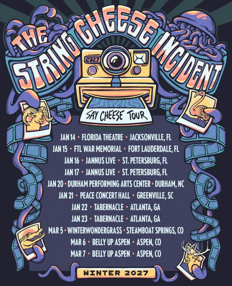 THE STRING CHEESE INCIDENT ANNOUNCES SAY CHEESE TOUR WITH ATLANTA DATE AT TABERNACLE