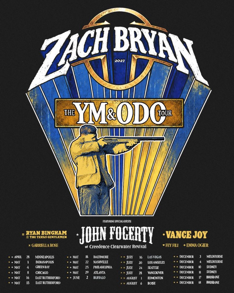 ZACH BRYAN ANNOUNCES THE YM & ODC TOUR WITH ATLANTA DATE AT MERCEDES-BENZ STADIUM